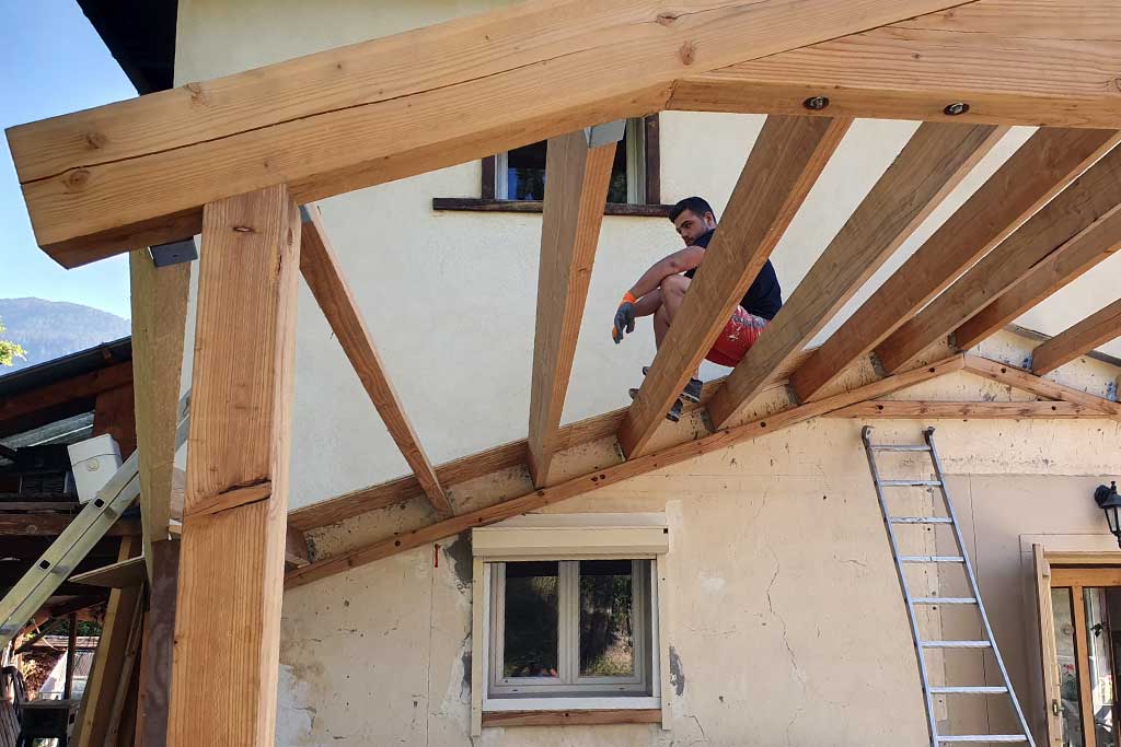 Remise en état toiture et charpente — diagnostic réfection couverture chalet, Hautes-Alpes (05)